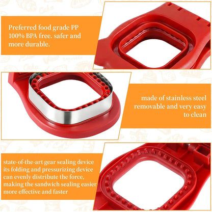 3-Piece Sandwich Cutter and Sealer Set – product image 7