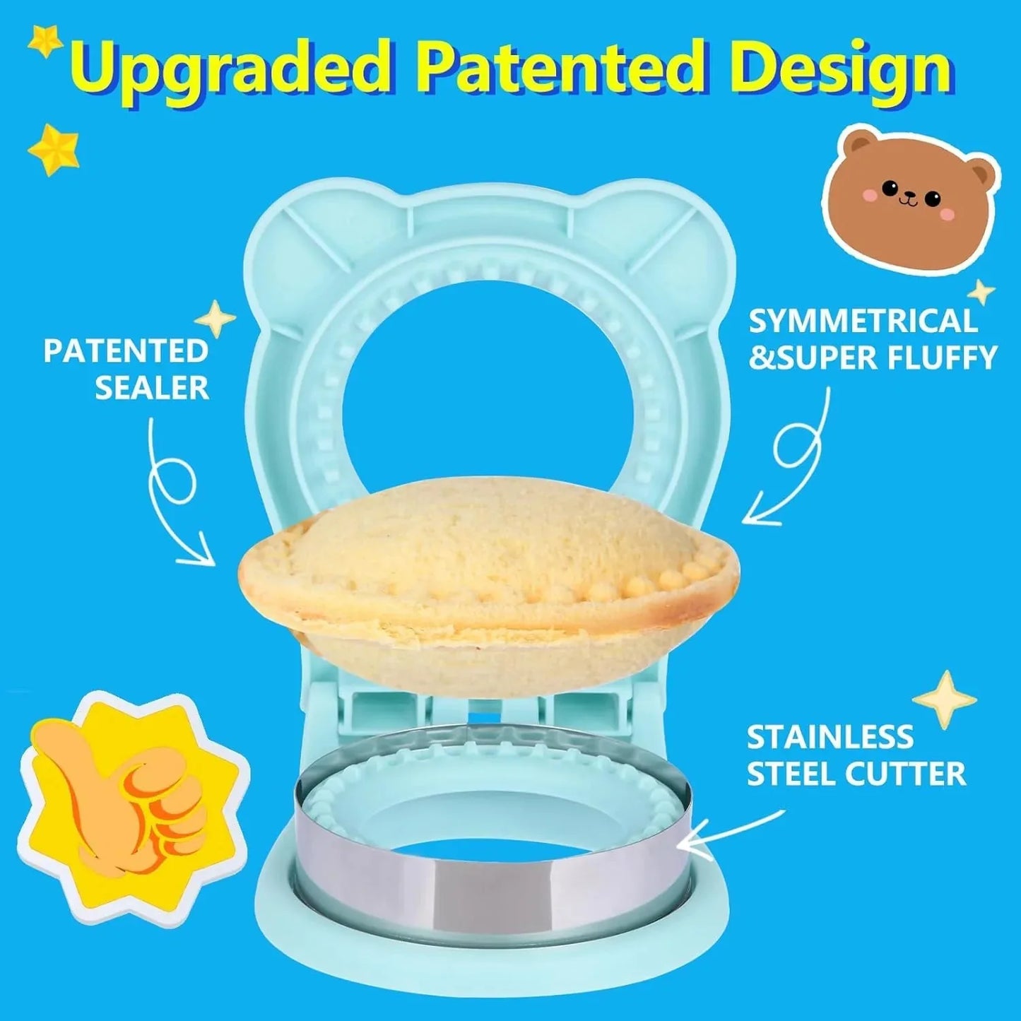3-Piece Sandwich Cutter and Sealer Set – product image 8