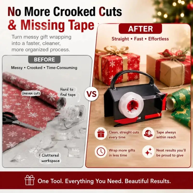 Gift-Wrap Paper Cutter and Tape Dispenser – product image 2