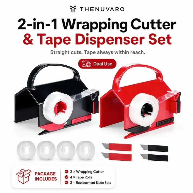 Gift-Wrap Paper Cutter and Tape Dispenser – product image 7