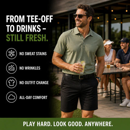 Men's Multi-pocket Suit Shorts
