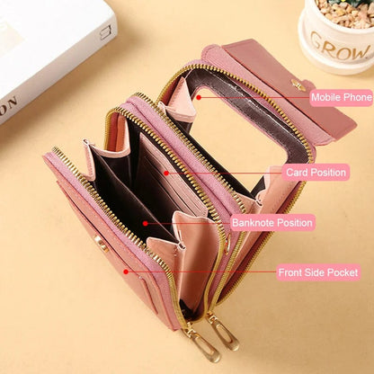 Crossbody Touchscreen Phone Wallet