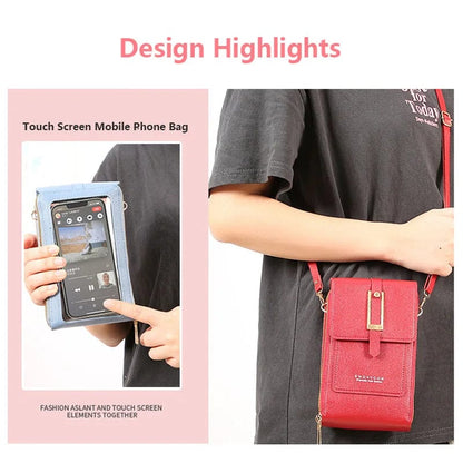 Crossbody Touchscreen Phone Wallet