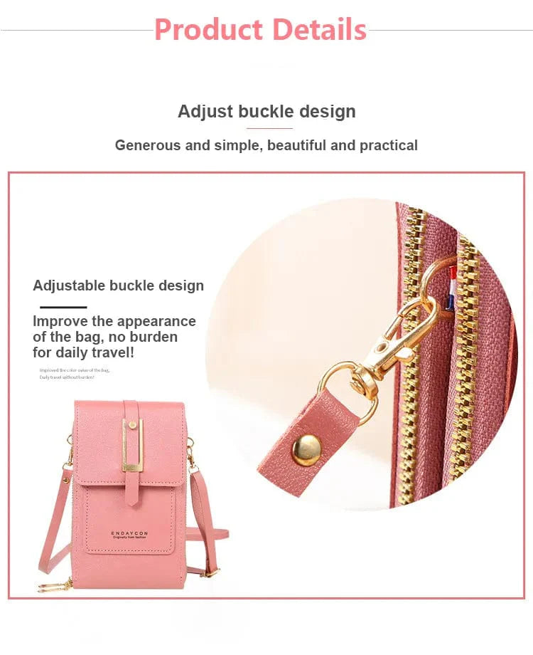 Crossbody Touchscreen Phone Wallet