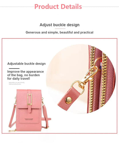 Crossbody Touchscreen Phone Wallet
